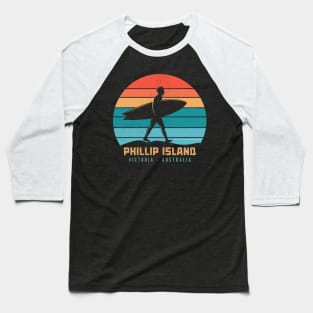 Phillip Island Victoria Australia Surf Baseball T-Shirt